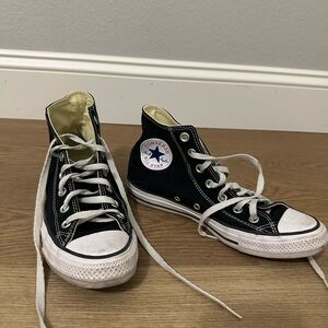 Converse Kids High-Top Sneakers - Black